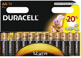 Duracell AA LR6-12BL / MN1500 - 12шт Duracell AA LR6-12BL / MN1500 - 12шт